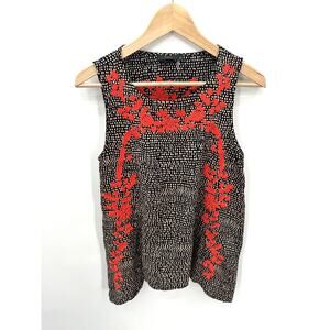 THML Stitch Fix Embroidered Sleeveless Tank Blouse // M